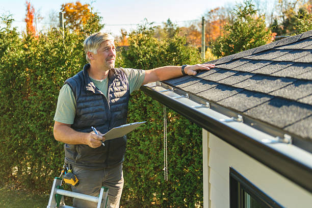 Professional Hail Damage Roof Repair technician working in Corydon, KY